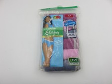 Fruit Of The Loom Bikini Panties Womens 5 Small Heather 6 Pack Eversoft Cotton
