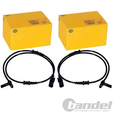 2X HELLA ABS-SENSOR RADDREHZAHL VORNE passend für MERCEDES SPRINTER VW CRAFTER 