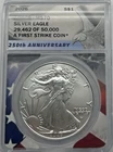2026 Silver Eagle First Strike MS70 250th Anniversary ANACS Certified
