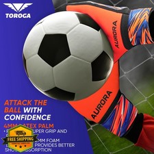 GRIPKNOX Goalkeeper Gloves Soccer Kids Youth Adult Latex Palm Grip