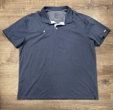 NIKE Dri-FIT Standard Fit Blue Polo Shirt Regular Fit XL Men's Golf