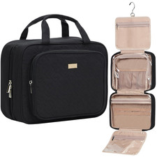 Travel Toiletry Bag for Women, Makeup Essentials Organizer, Hanging Case for Acc