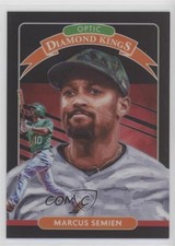 2020 Panini Donruss Optic Diamond Kings Black Prizm 12/25 Marcus Semien #10 8k4