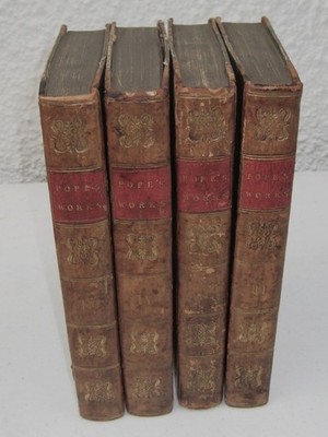 The Works of Alexander Pope,  Four Volumes Complete Set  1778