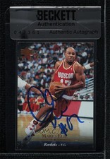 BAS 1995-96 Upper Deck Mario Elie #5 Seal of Authenticity Auto 3c7