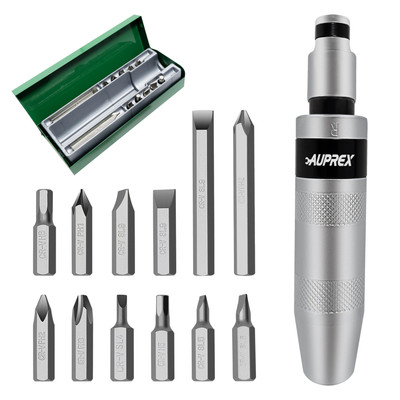 AUPREX Manual Impact Screwdriver, 1/2  Reversible Hand Impact Driver Set, Ham...