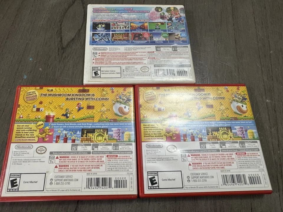 Лот товаров Super Mario Bros 2 и Mario Party Island Tour комплект игр Nintendo 3DS - Изображение 2 из 4