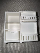 1:12 Scale Dollhouse Miniatures Dollhouse Plastic Refrigerator