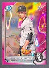 2022 Bowman Chrome Norge Vera Pink Lava Refractor /199