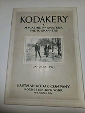 Kodakery Magazine Booklet January 1921 For Amateur Photographers