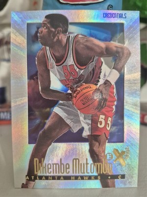 1996 -97 NBA SKYBOX EX2000 #2 CREDENTIALS DIKEMBE MUTOMBO 1996 Ex 2000 #d/499