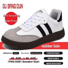 Men Women Safety Trainers Safety Shoes Steel Toe Cap Trainers Work Shoes