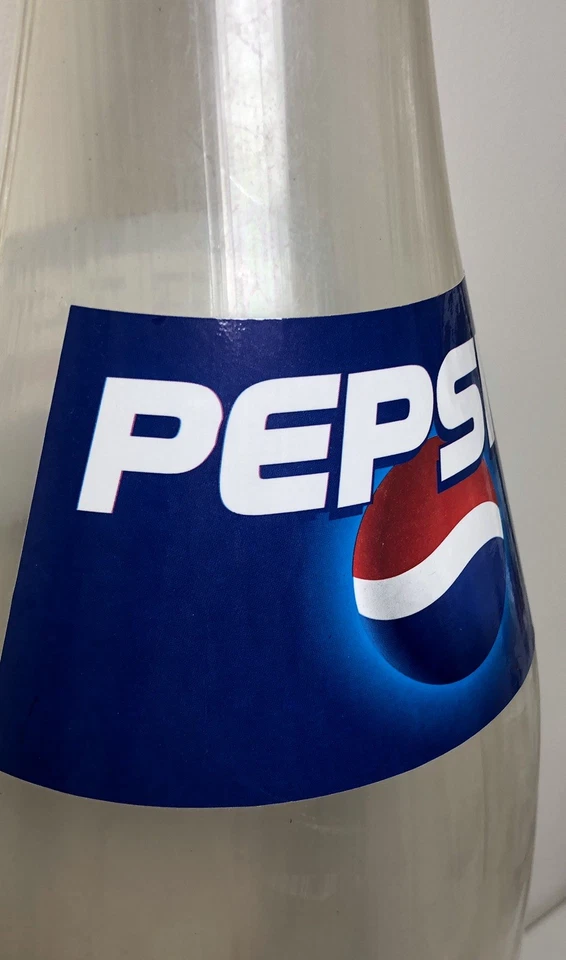 "Banco Botella Pepsi Gigante Años 80 De Colección Novedad Plástico Grande 24.5"" Bebida de Soda Memorable" Foto 4 de 4