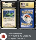 2005 Pokemon Rayquaza ex Deoxys 22/107 Non Holo Rare Card CGC 10 Pristine POP 12