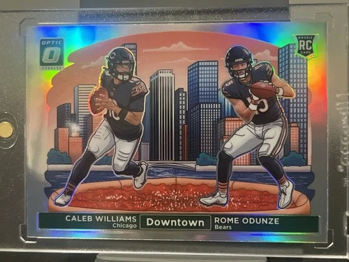 2024 Panini Donruss Optic - Downtown Duos Caleb Williams, Rome Odunze #10 (RC)
