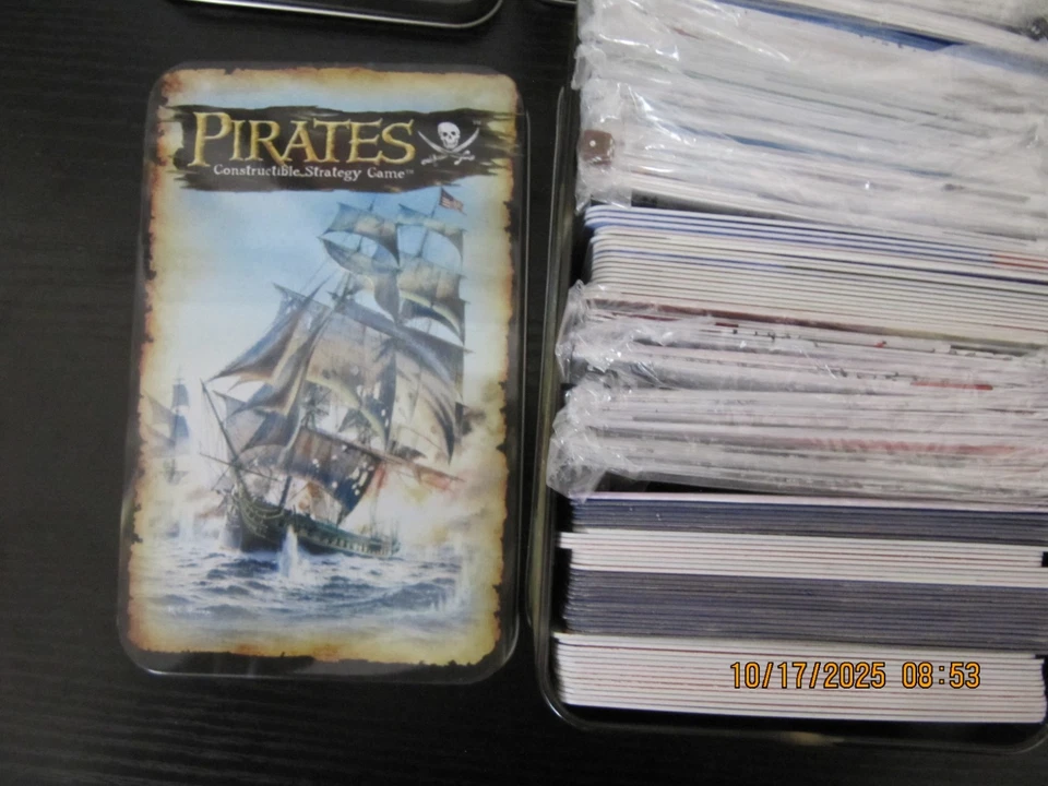 Pirates Constructible Strategy Game Bundle Lot of 4 Tins - Image 4 of 4