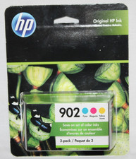 New Old Stock HP 902 Ink Cartridges 3-Pack Cyan/Magenta/Yellow Exp. 9/2022 1