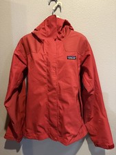Women's PATAGONIA h2no Red/Coral Hooded Jacket Size S