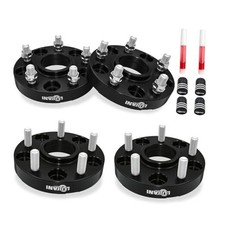 4 Pack 5x127mm Wheel Spacers For 2022-2025 5x127mm-75.1mm-m14x1.5-1inch Black 4 Pack 5x127mm Wheel Spacers For 2022-2025 5x127mm-75.1mm-m14x1.5-1inch Black