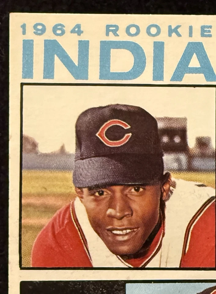 1964 Topps #499 ⚾️ Cleveland Indians Rookie Stars ⚾️ Chico Salmon • G. Seyfried - Image 2 of 4