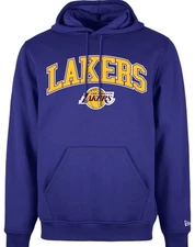 New Era Adult Los Angeles Lakers Pullover Hoodie Sweatshirt NEW $69