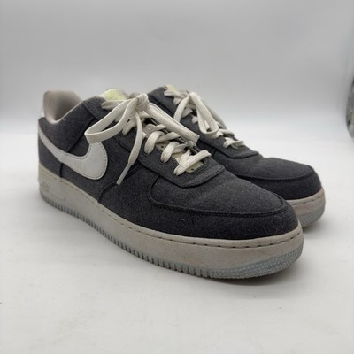 Size 12 - Nike Air Force 1 '07 Low Recycled Canvas Pack - Iron Grey