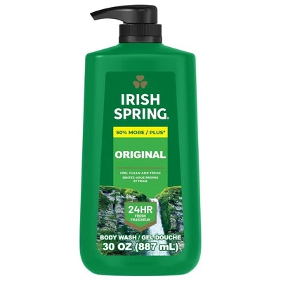 Irish Spring Body Wash Pump, Original, 30 FL OZ