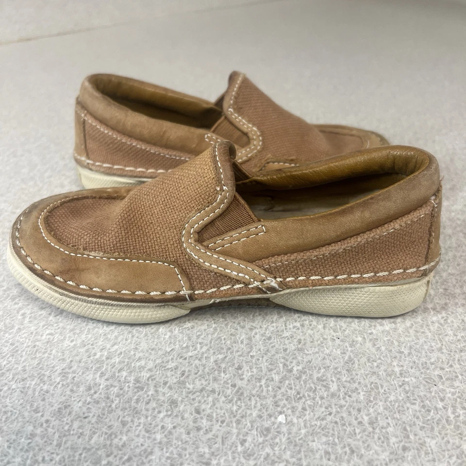 Коричневые лодочные слипоны Sperrys Largo размер 9,5 для мальчиков ясельного возраста - Изображение 4 из 4