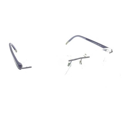 Silhouette 5379 40 6060 Titanium Purple Rimless Eyeglasses Frames 17 130 Austria