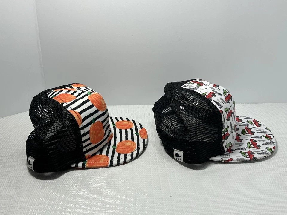 2 Sombreros George Sombrero Camionero Niño 2-3 años Árbol de Navidad Halloween Calabaza Foto 3 de 4