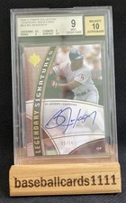 2009 Ultimate Collection Bo Jackson Legendary Auto BJ3 #d 5/14 BGS 9 10 Auto B3