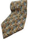 COCKTAIL COLLECTION - RUM & COKE - Vintage made in USA 100% Silk Tie Green NEW