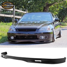 Fits 99-00 Honda Civic Ek Spoon Front Bumper Lip Spoiler Splitter Pu Fits 99-00 Honda Civic Ek Spoon Front Bumper Lip Spoiler Splitter Pu