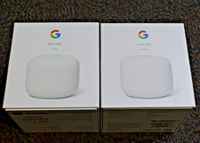 LOT of 2 Google Nest Wifi H2D AC2200 Dual-Band Wi-Fi 5 Router in box Ship Free