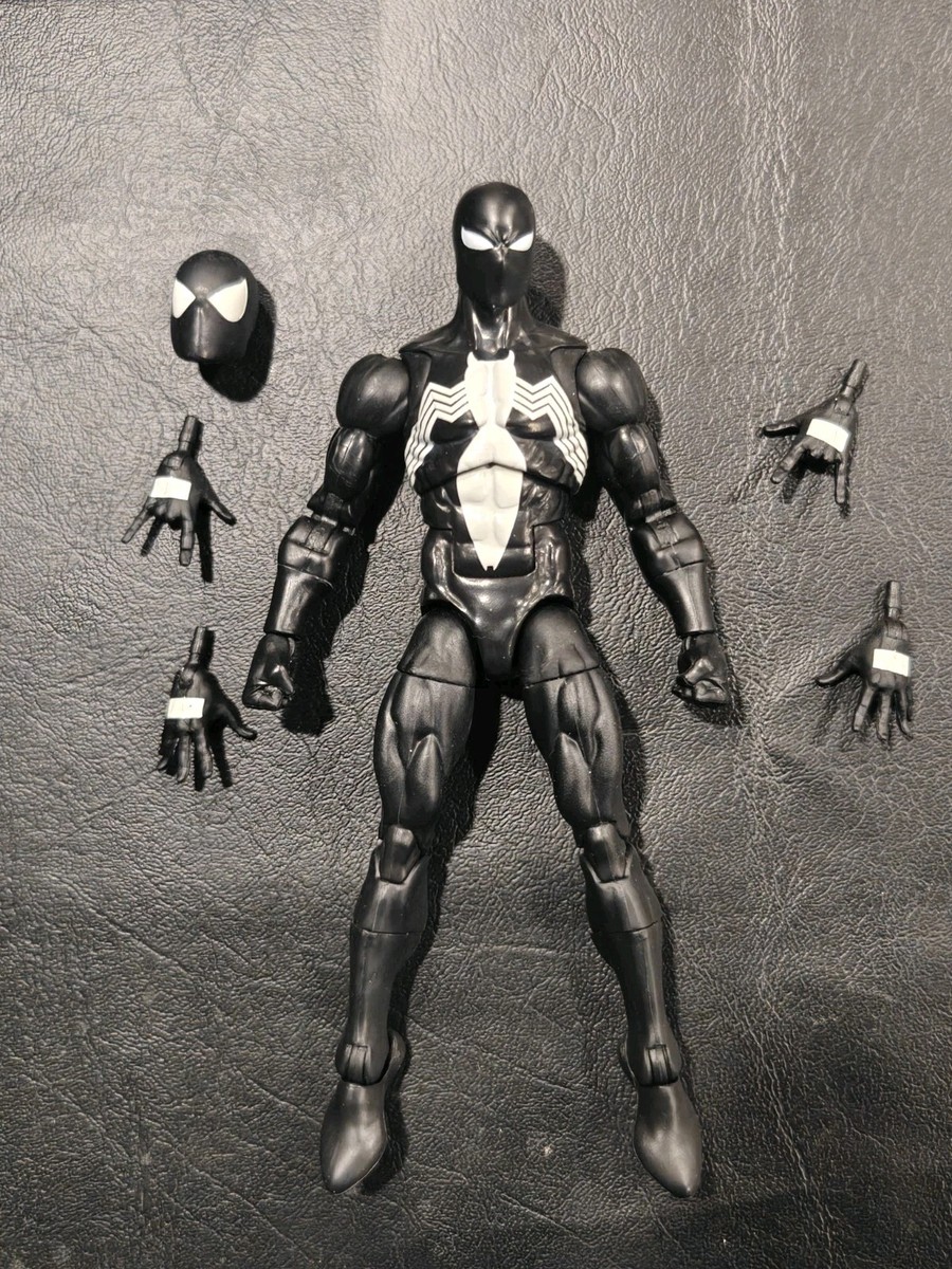 Marvel Legends figure Symbiote Spider-Man Retro Pinless Kitbash