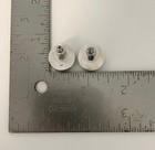 Vintage Sterling Silver Round Spiderweb Turquoise Large Stud Post Earrings — photo 3