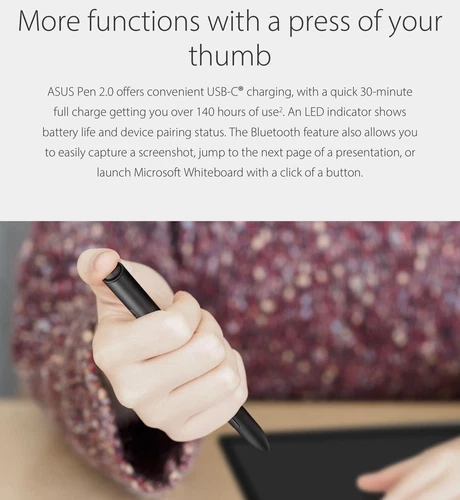 ASUS SA203H Black Stylus for ZenBook and VivoBook Slate - Afbeelding 7 van 8
