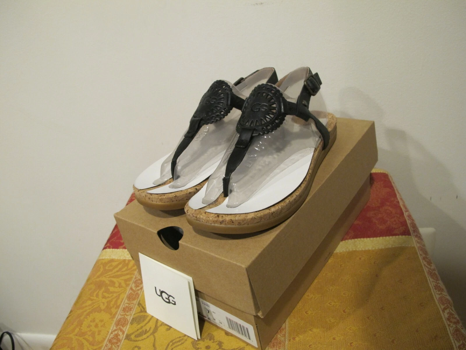 Sandalo Ugg Australia da donna nero AYDEN II taglia 7