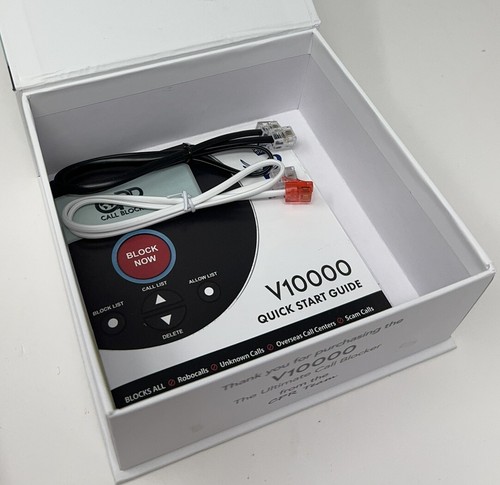 CPR V10000 - Call Blocker for Landline Phones - Block Robocalls, Unwanted Calls - Picture 3 of 4