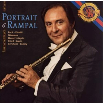 JEAN-PIERRE RAMPAL: PORTRAIT OF RAMPAL MUSIC CD, BACH, VIVALDI 