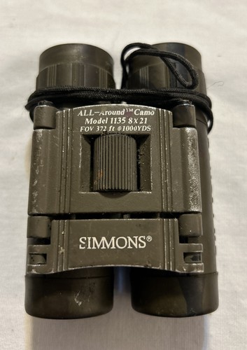 Simmons all around Camo Pocket Binoculars 1135 8x21 FOV 372ft - Picture 1 of 4