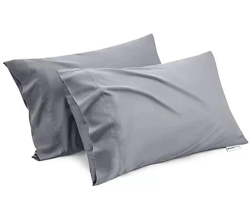 Dr Pillow Bedsure Pillow Cases Queen Size Set of 2 |  20x30 Grey