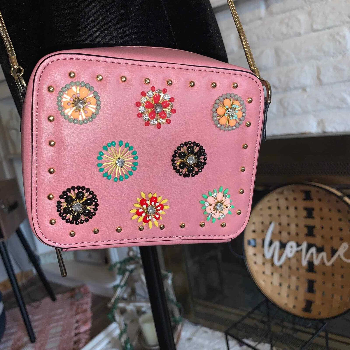 Topshop gold hotsell beaded bag