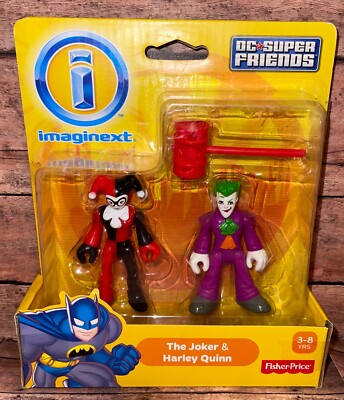New Fisher Price DC Super Friends Batman Imaginext The Joker & Harley Quinn 2013