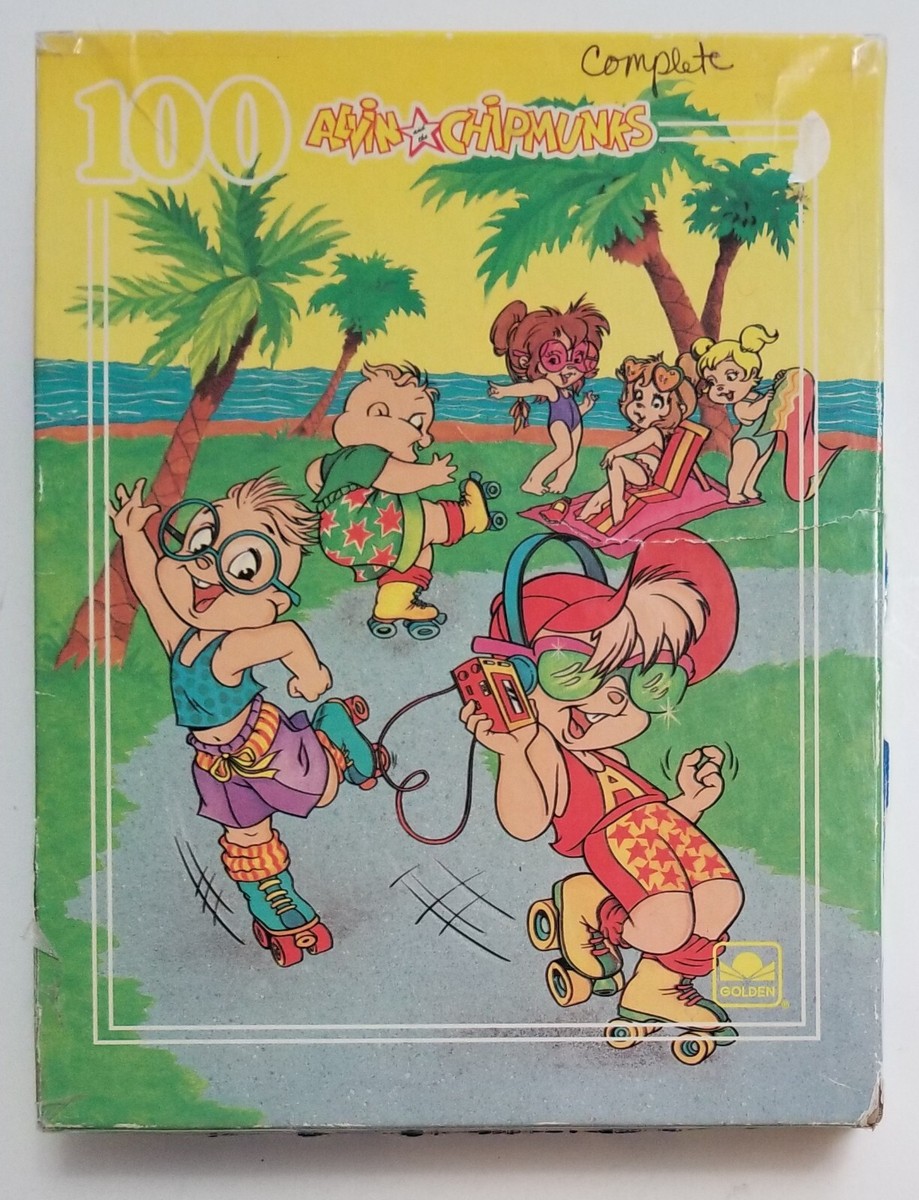 Alvin and The Chipmunks Chipettes 1990 Beach Skating 100