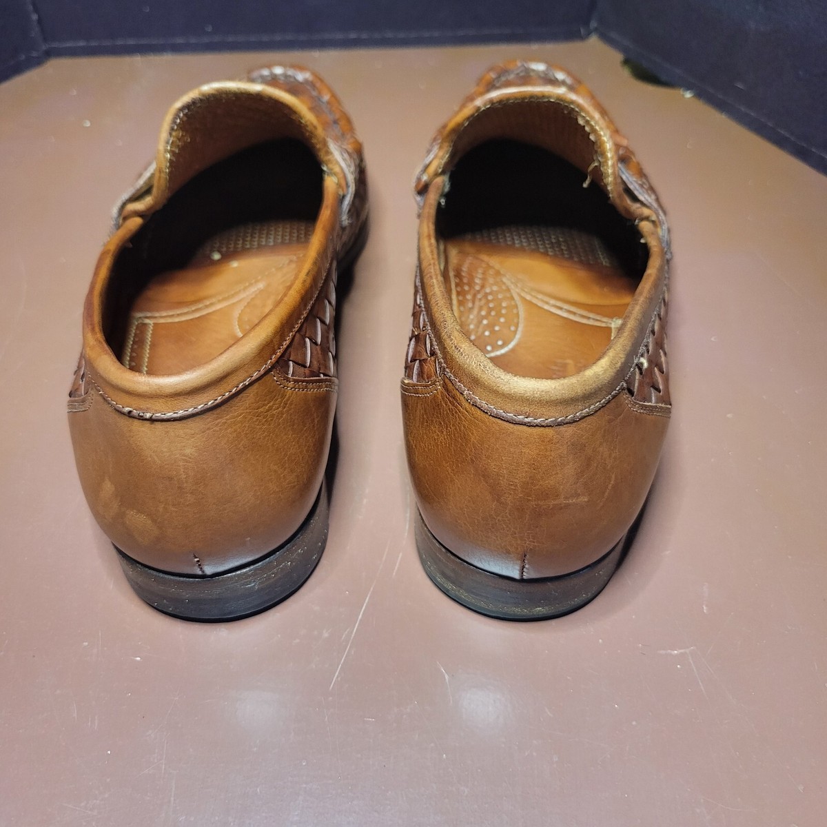 Allen Edmonds Marigot Woven Leather Loafers Allen Edmonds Marigot Weave Brown Leather Kultie Loafer  main image 3