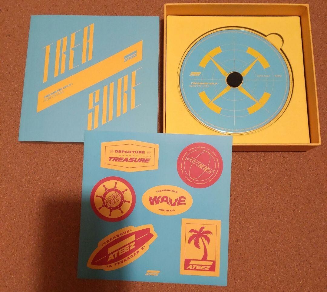 K-POP・アジア ATEEZ TREASURE EP.3 ONE TO ALL CD ATEEZ] Album - TREASURE EP.3 : One To All / Wave, Illusion