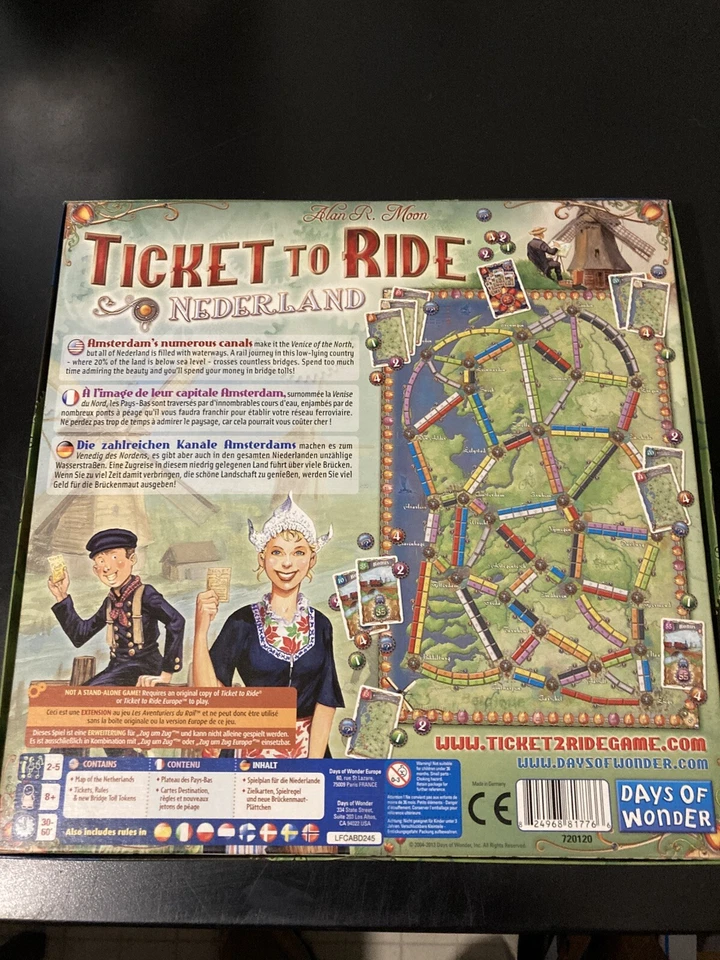 Ticket to Ride - Map Collection Volume 4: Nederland Excellent Condition - Image 2 of 2