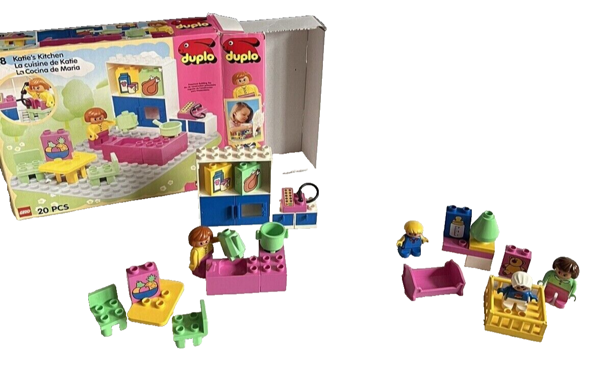 Lego Duplo 2788 Katie's Kitchen W/ box + 2787 Sleepy Dreams