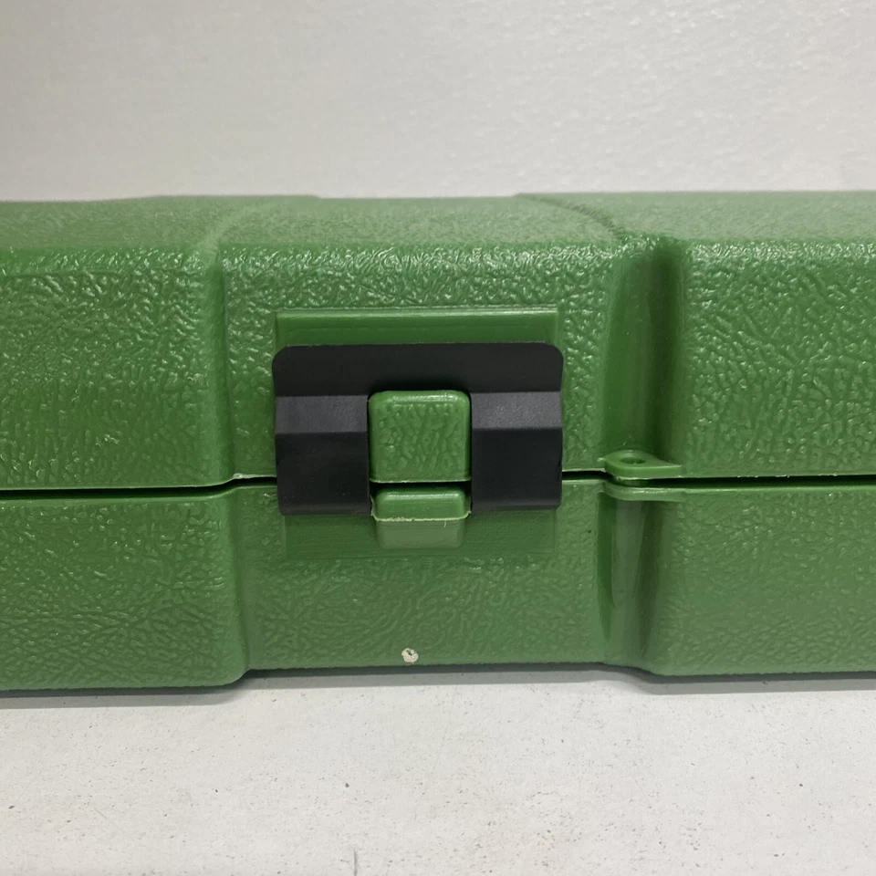 Estuche rígido para rifle pistola de plástico duro verde Remington 7400 7600 excelente #sb6 Foto 3 de 4